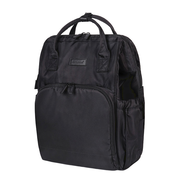 Qminica 2025 Official Website Summer New Super Lightweight Mummy Bag Shoulder Large Capacity Japanese Style Ladieswear Mother and Baby Bag