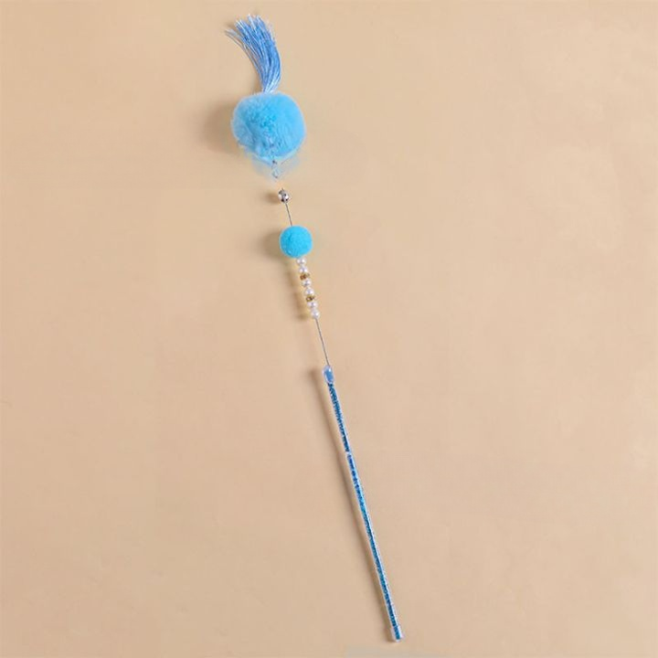 Tassel Long Brush Holder New Arrival Fairy Hair Ball Relieving Stuffy Cat Teaser