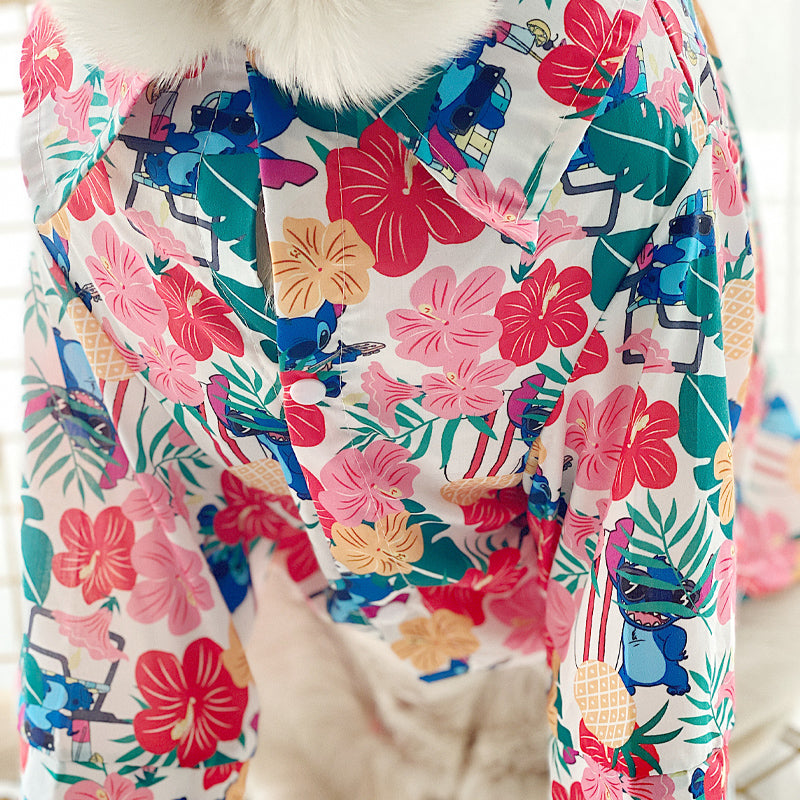 Large Dog Clothes Spring & Fall Thin Labrador Golden Retriever Thin Shirt Internet Celebrity Pet Dog Clothes Cute