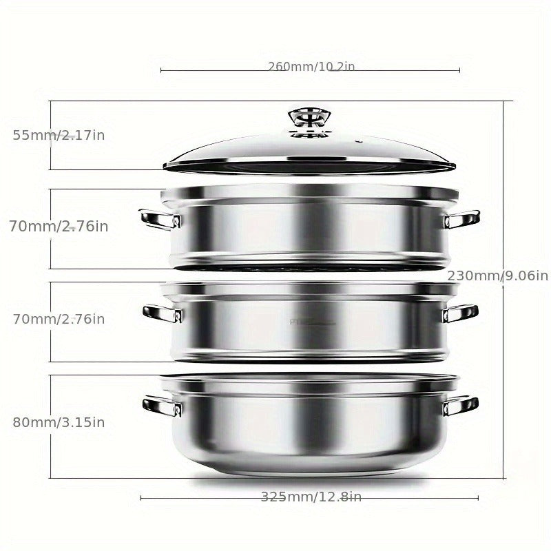 Stainless Steel Steamer Household Multi-layer Thickening