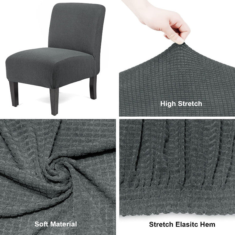 Solid Color Stretch Thick Full-body Single Chair Cover