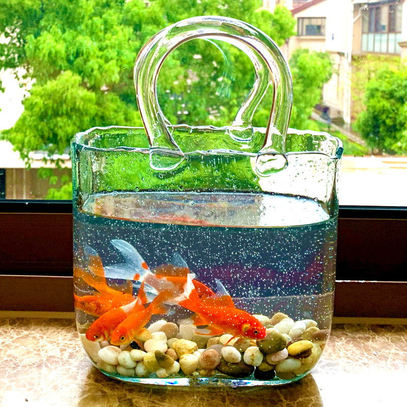 Bag Living Room Ins Glass Fish Globe Handbag