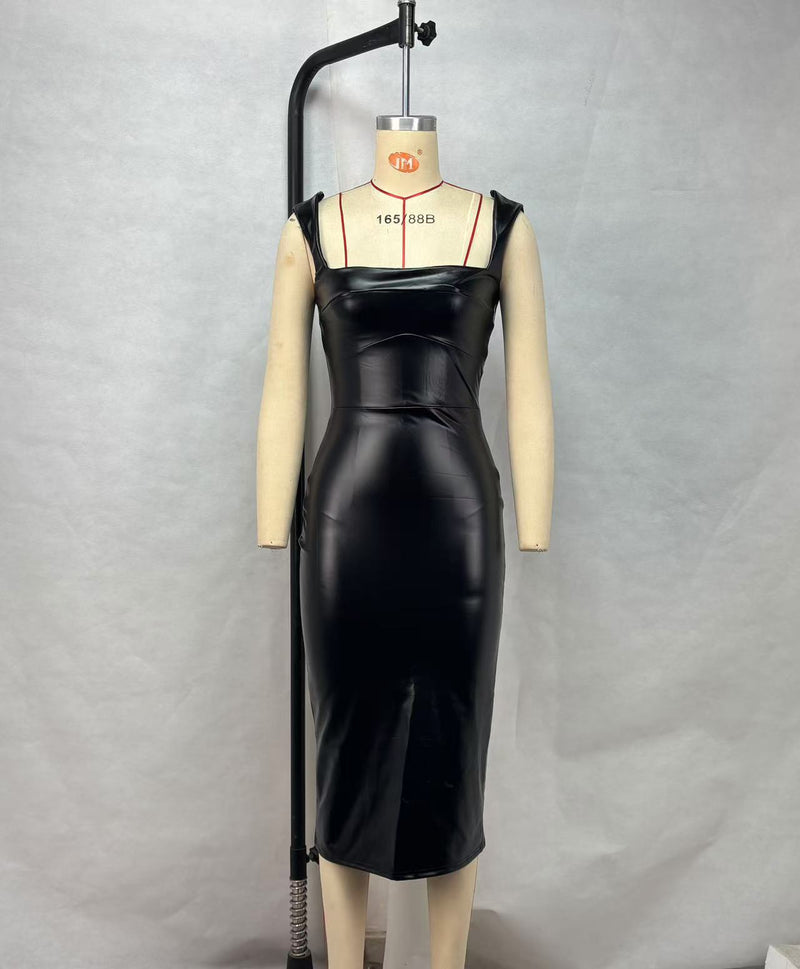 Vestido con tirantes para mujer de estilo europeo y americano