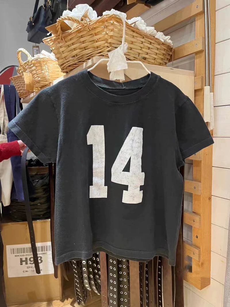 BM Official Website Summer New Print Short Sleeve Retro T-shirt