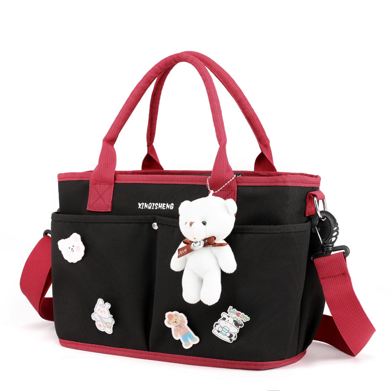 Fashion Mummy Baby Diaper Bag 2023 New Arrival Multi-Function Feeder Shoulder Crossbody Bag Baby Outdoor Lightweight Mother Bag