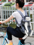 Doglemi Pet Motorcycle Cycling Bag Dog Mesh Portable Breathable Backpack Chest Bag Backpack Cat Bag