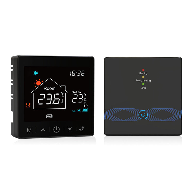WIFI Graffiti Wireless RF433 Wall-hanging Stove Desktop Smart Underfloor Heating Temperature Controller