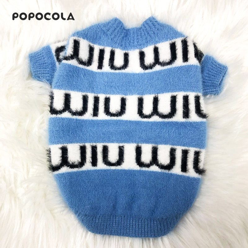 Trendy Sweater Pet Cat Autumn and Winter Bichon Teddy