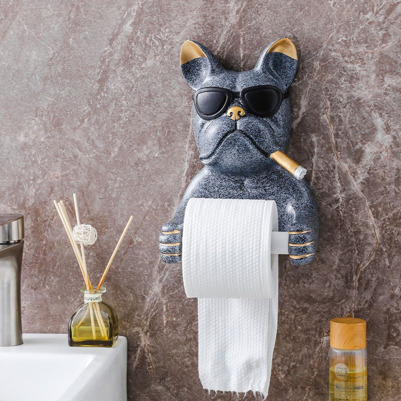 Cute Dog Toilet Tissue Box Toilet Chart Drum Rack