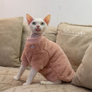 Gingerain Cotton Velvet Super Light Pajamas Hairless Cat