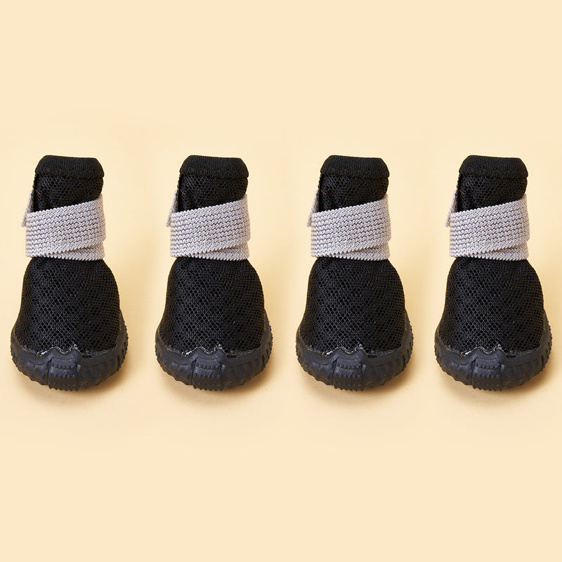 Petjoker Dog Shoes Teddy Sneaker Puppy Shoes Bichon Pet Shoes Dog Small Size Dogs 4 Pack