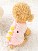 Dog Clothes Cute Dinosaur Vest Pet Small and Medium-Sized Dogs Schnauzer Spring and Autumn Cat Teddy Bichon Winter
