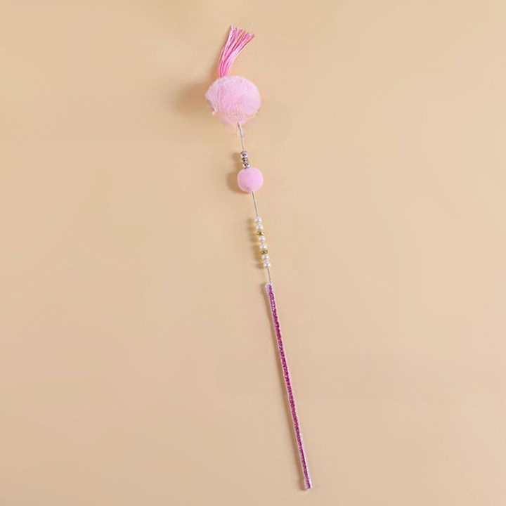 Tassel Long Brush Holder New Arrival Fairy Hair Ball Relieving Stuffy Cat Teaser