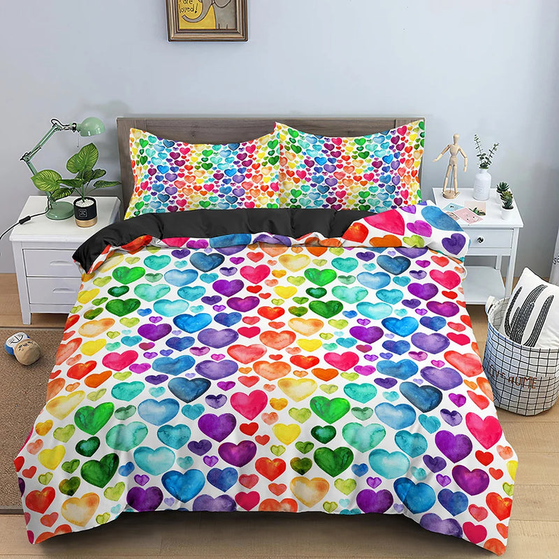 3D Bedding Suit Quilt Cover Pillowcase
