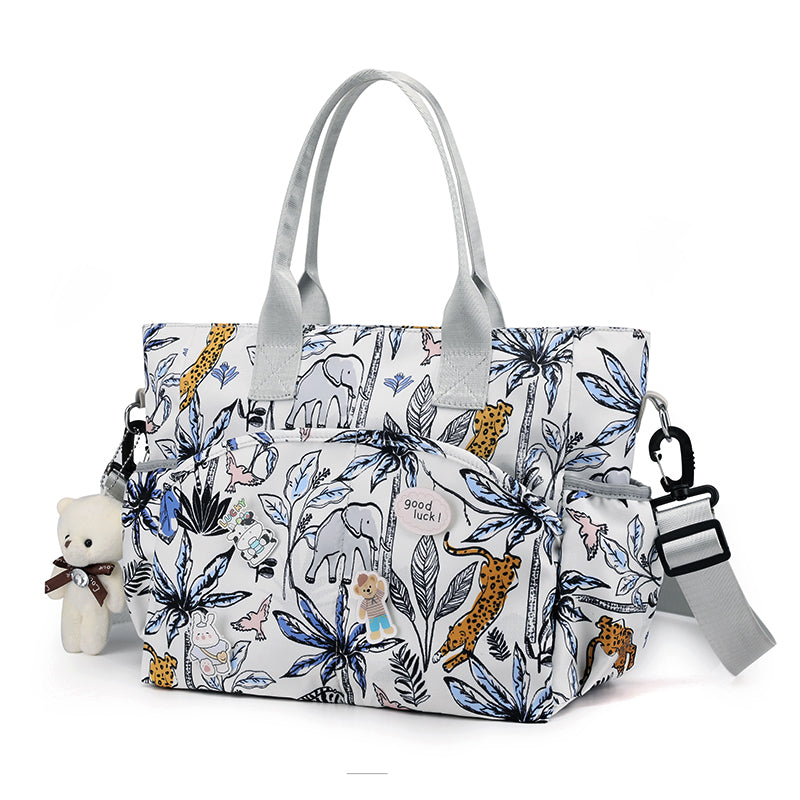 Mummy Bag Summer Tote Shoulder Messenger Bag Baby Diaper Bag Easiest for Match K-style Baby Mom Strap Doll Bag Dry Wet Separation