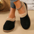 Fur Mouth Thick Bottom Short Snow Boots