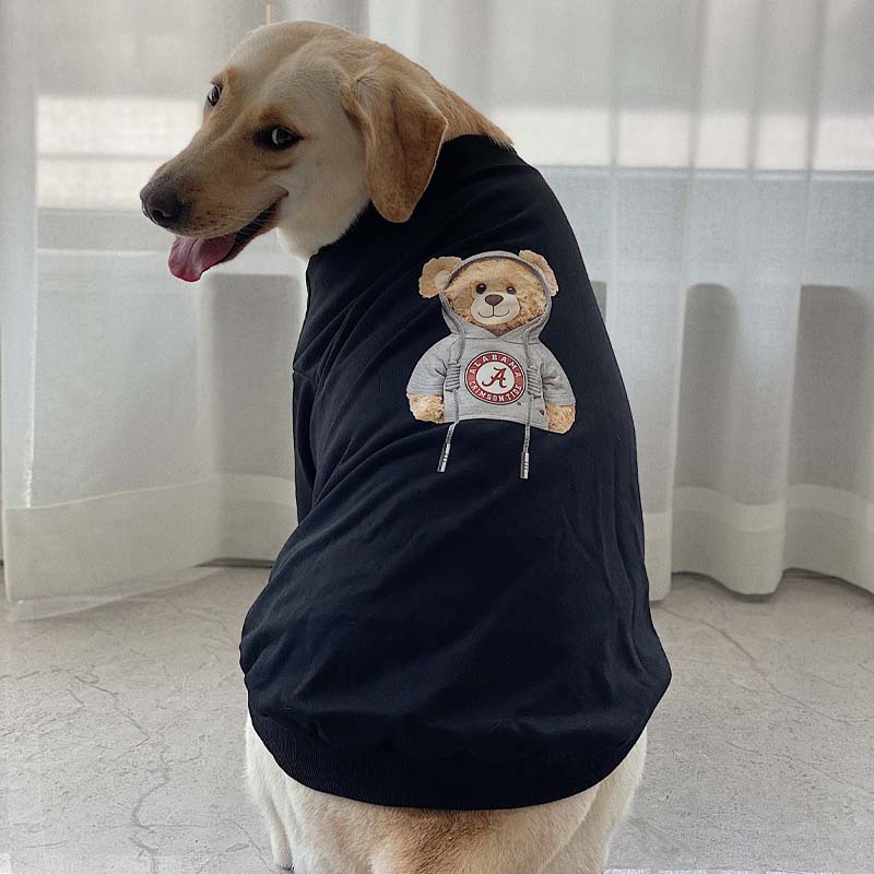 Dog Clothes Large Dog Trendy Fake Two-Piece Clothes Spring & Fall Cute Labrador Golden Retriever Internet Celebrity Pet Clothes