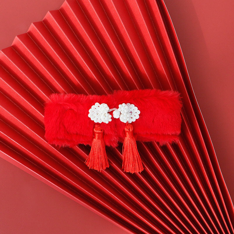 Cat Mi New Year Dog New Year Clothes Pet Red Small Waistcoat Teddy Shawl Bandana Cloak Chinese Style