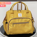 Gergxi Trendy Mummy Bag Upgraded Version Three-Purpose Handbag Baby Mom Daily Outing Large Capacity Waterproof Shoulder Bag