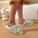 Fluffy Slippers Household Thick Bottom And Warm Keeping Non-slip