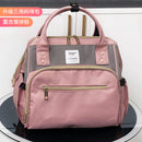 Gergxi Trendy Mummy Bag Upgraded Version Three-Purpose Handbag Baby Mom Daily Outing Large Capacity Waterproof Shoulder Bag