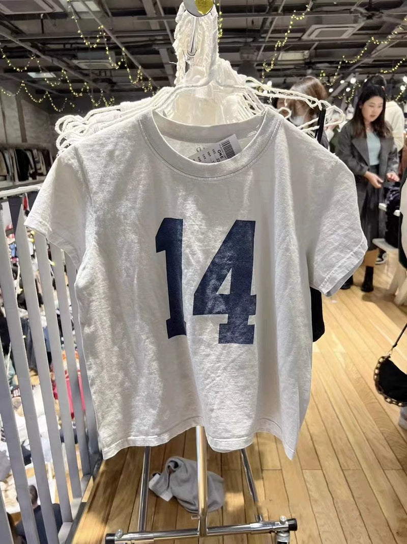 BM Official Website Summer New Print Short Sleeve Retro T-shirt