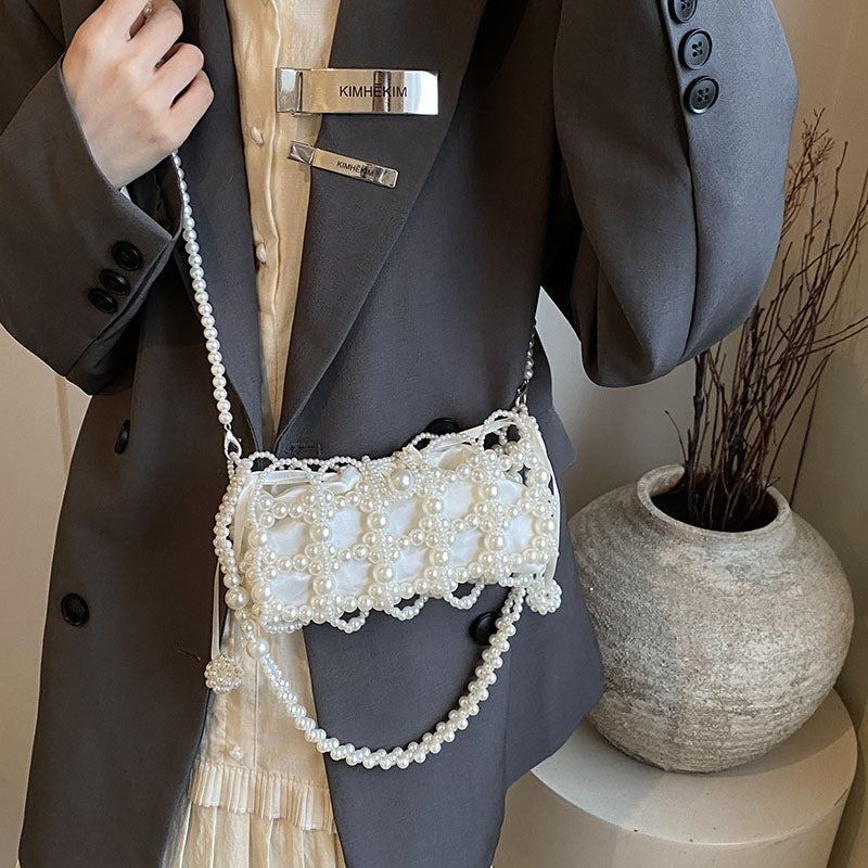 Pearl Mini High-grade One-shoulder Crossbody Bag