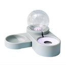 Dog/Cat Bowl Pet Double Bowl Dog Food Bowl Mouth Wet-Proof Drinking Bowl Bubble Drink Fountain Drinking Machine