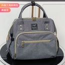 Gergxi Trendy Mummy Bag Upgraded Version Three-Purpose Handbag Baby Mom Daily Outing Large Capacity Waterproof Shoulder Bag