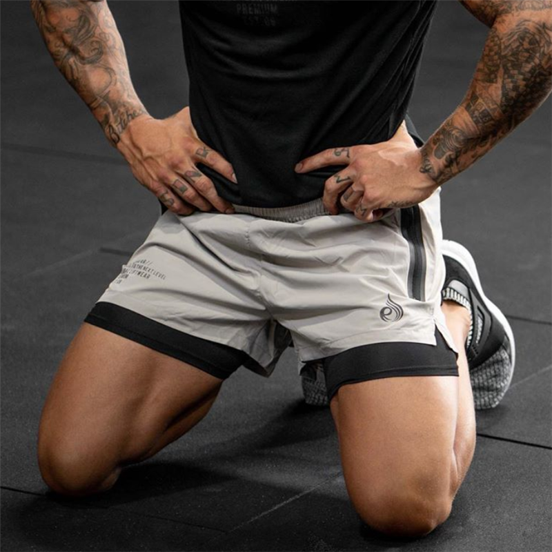 Half Length Muscle Brothers Fitness Anti-Exposure Shorts