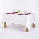 Rectangular Exhibition Tablecloth Western White Table Cloth
