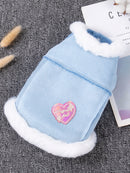 Dog Cat Clothes 2024 New Arrival Anti-Lint Teddy British Shorthair Blue Cat Kitten Small Puppies Warm Autumn and Winter Clothes