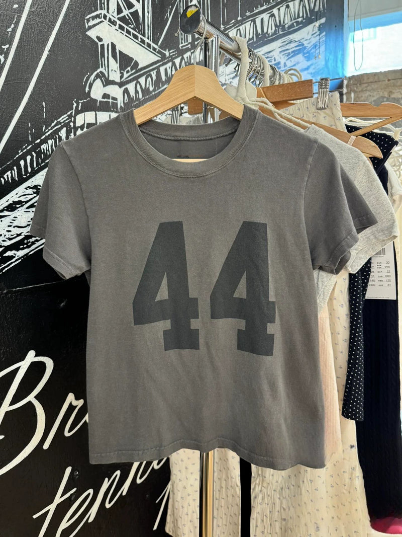 BM Print Loose Short Sleeve Summer Retro Brandy