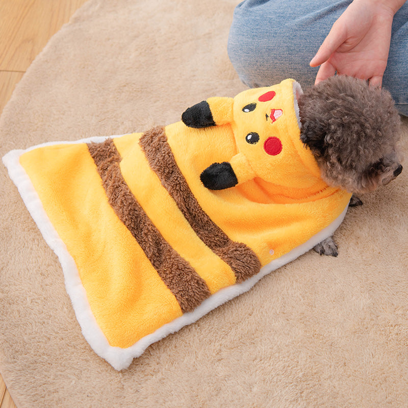 Dog Cloak Fall and Winter Heattech Small and Medium-Sized Dogs Teddy/Pomeranian Pet Thick Night-Robe Cat Cloak Blanket Mattress