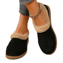Fur Mouth Thick Bottom Short Snow Boots