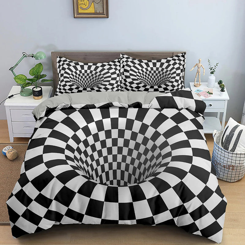 3D Bedding Suit Quilt Cover Pillowcase