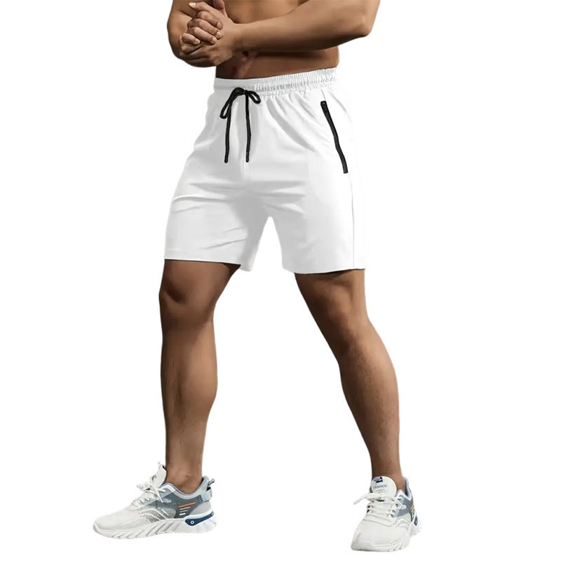 Men's Outdoor Ice Silk Loose Quick-drying Sports Shorts