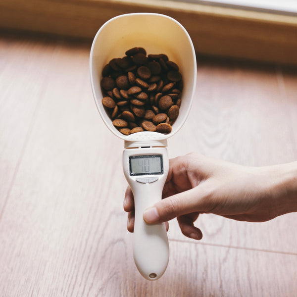 Supemoto Pet Food Electronic Meter Measuring Spoon Cat and Dog Electronic Scale Western Highland Scientific Quantitative Feeding Dog Food Spoon
