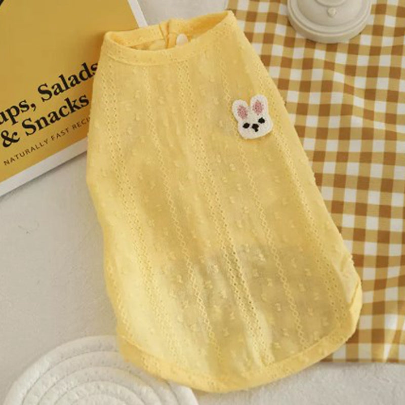 Cat Clothes Summer Pet Kitten Silver Gradual Layer Cat Thin British Shorthair Blue Cat Summer Sleeveless Cute Kittens Vest