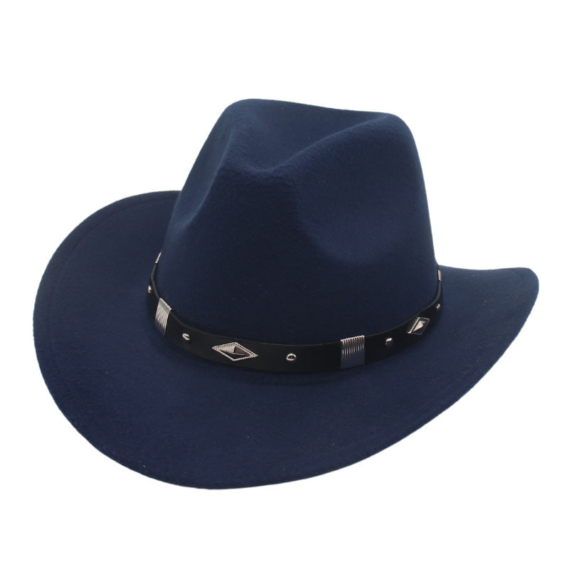 Autumn And Winter Curved Edge Denim European And American Style Curved Edge Hat