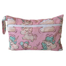 Baby Diaper Bag Cartoon Print Waterproof Wet Dry Nappy Zippe