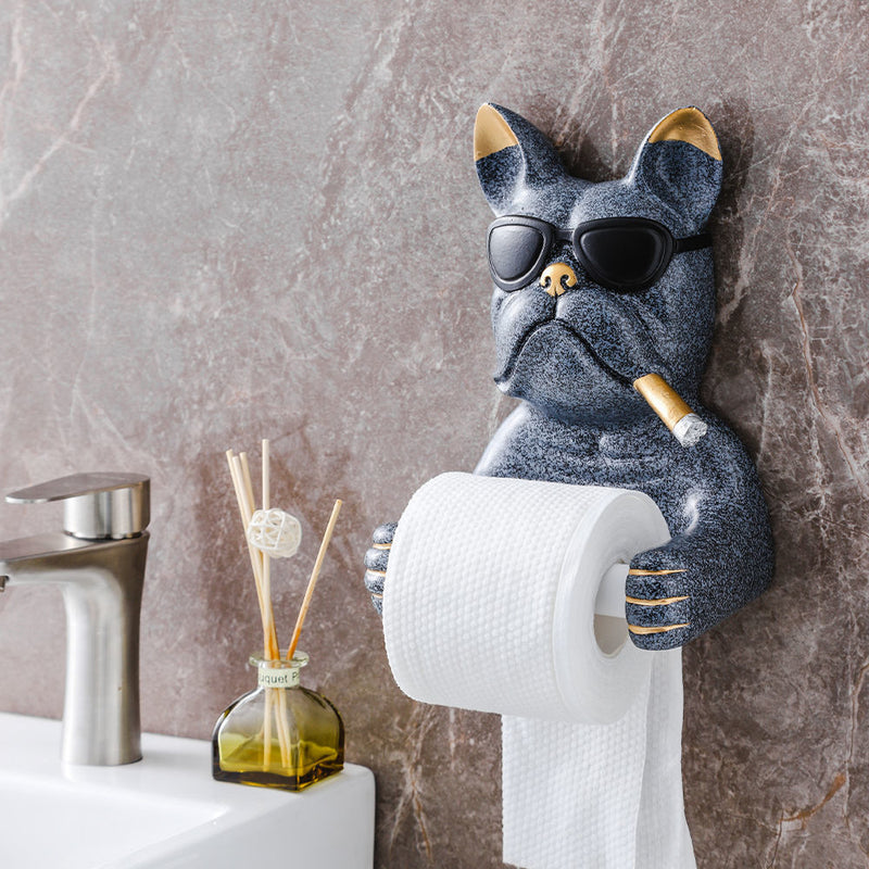 Cute Dog Toilet Tissue Box Toilet Chart Drum Rack