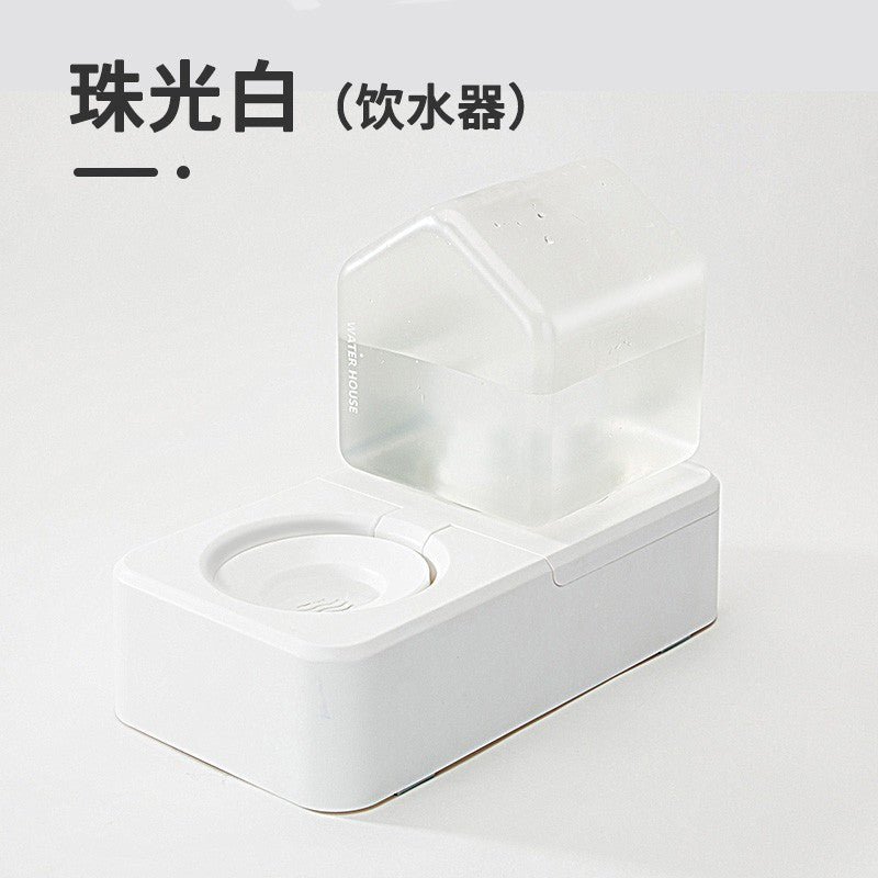 Cat Water Fountain Dog Water Fountain Flowing Non-Plug Electric Cat Drinking Water Dog Feeding Water Keep Dry Mouth Cat Bowl Pet Supplies