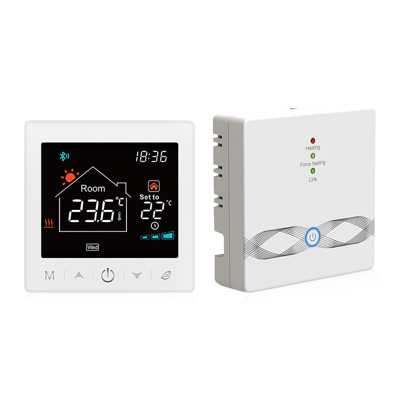 WIFI Graffiti Wireless RF433 Wall-hanging Stove Desktop Smart Underfloor Heating Temperature Controller