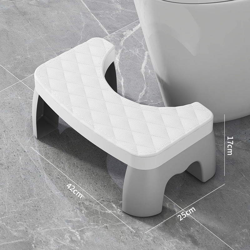 Thickened Toilet Seat Plastic Footpad Squatting Pit Footstool