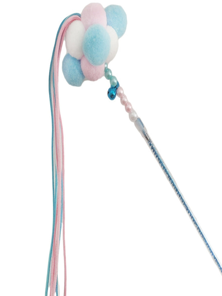 Tassel Long Brush Holder New Arrival Fairy Hair Ball Relieving Stuffy Cat Teaser