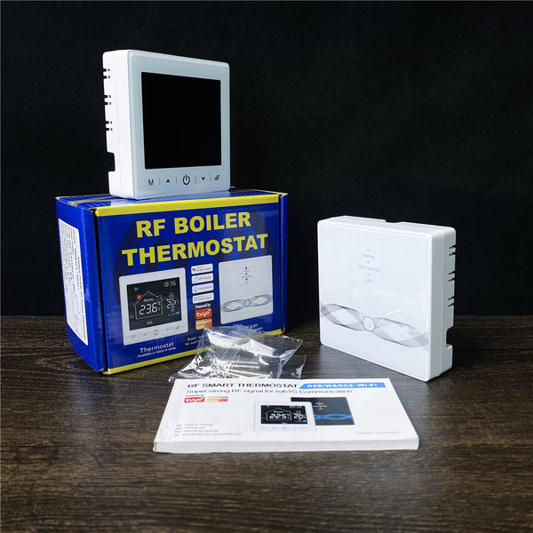 WIFI Graffiti Wireless RF433 Wall-hanging Stove Desktop Smart Underfloor Heating Temperature Controller