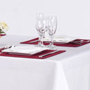 Rectangular Exhibition Tablecloth Western White Table Cloth
