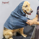 Pet Bath Robe Dog Bath Towel Absorbent Soft Quick-Drying Bathrobe Medium Large Dog Golden Retriever Big Dog Towel Clothes