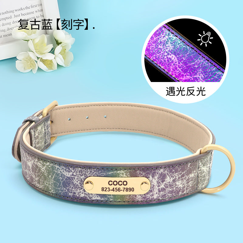 Medium-Sized Dog Jarre Aero Bull Corgi Double Layer Anti-Strangulation Dog Collar